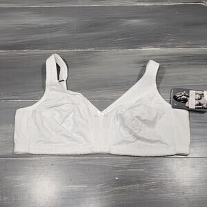 Dominique Marcelle‎ Comfort Bra 40B Everyday Wirefree White 5360